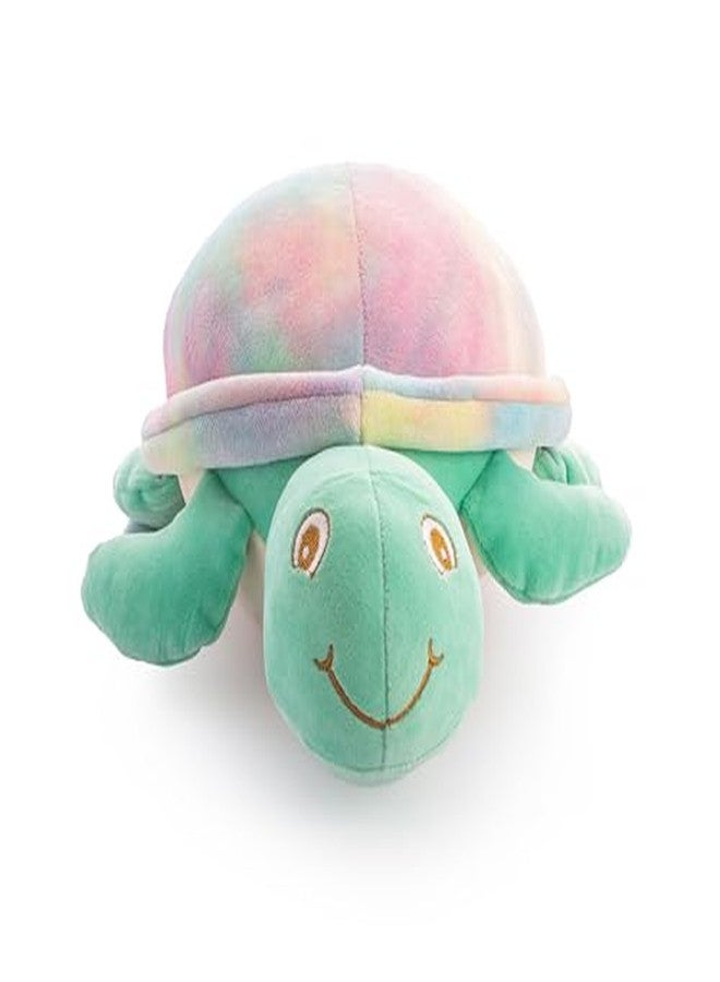 Dimpy Stuff Turtle Plush - Green Rainbow Turtle 28 cm (11") - Huggably Soft Squishy Room Decor Children - Image 2